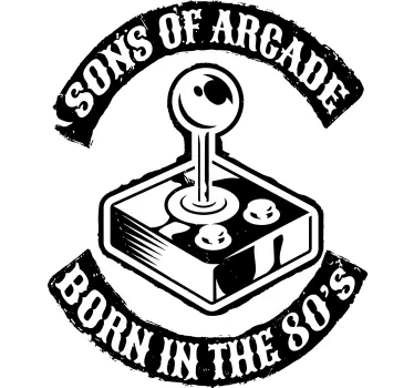 80s arcade gamers unite t-shirt - Tenstickers