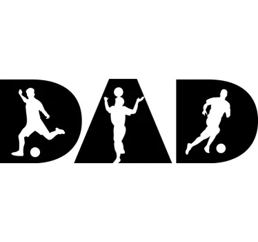 Pappa och son fotbollsspelare far och son matchande tröjor - Tenstickers