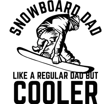 Snowboard pappa far och son matchande skjortor - Tenstickers