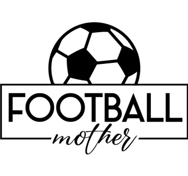 Fotboll mamma och dotter mamma dotter tröja - Tenstickers