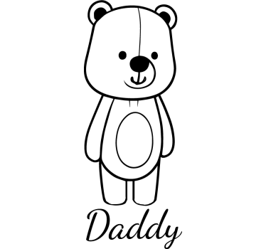 Pappa björn fars dag matchande skjortor - Tenstickers