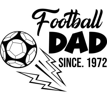 Fotboll pappa fars dag matchande tröjor - Tenstickers