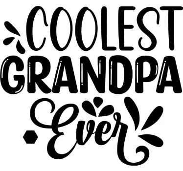 Coolaste farfar t-shirt - Tenstickers