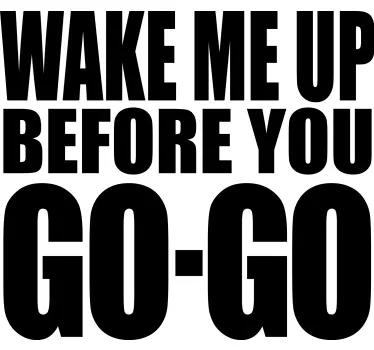 wake me up T-shrits - Tenstickers