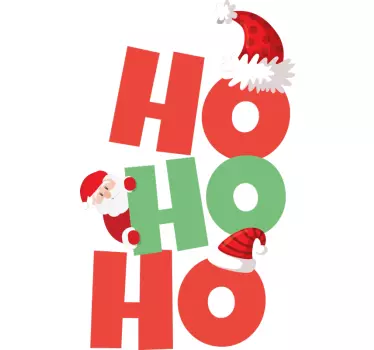 Ho Ho Ho! Chrismas tshirt - Tenstickers