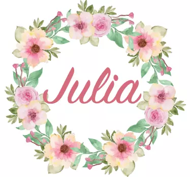 Vårblommor T-shirts med namn - Tenstickers