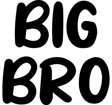 Store och lil bror Skjorta barn - Tenstickers