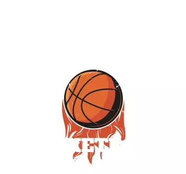 Basket är mitt spel T-shrits - Tenstickers