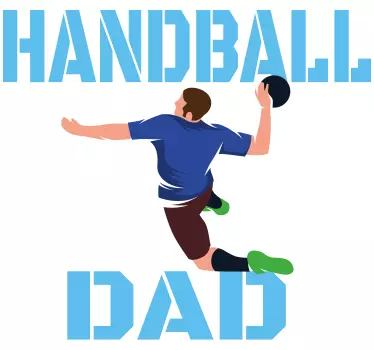 Handbollspappa T-shrits - Tenstickers