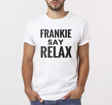 Säg att slappna av T-shirts med namn - Tenstickers