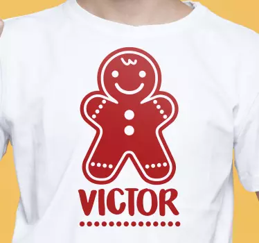 Anpassade julkakor jul-t-shirt - Tenstickers
