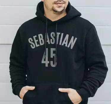 Antal t-shirts med namn - Tenstickers