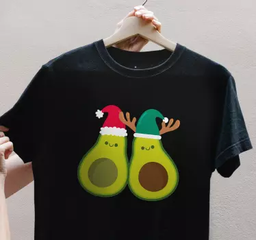 Avokado jul t-shirt - Tenstickers