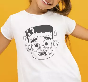 Barn frankestein halloween t-shirt - Tenstickers