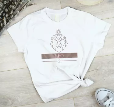 Barn t-shirt leo stjärntecken - Tenstickers