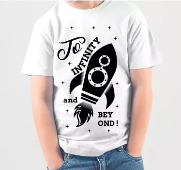 Barn t-shirt rymdäventyrresa - Tenstickers