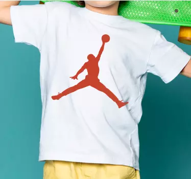 Barn t-shirt slam dunk stil - Tenstickers