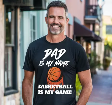 Basket är mitt spel T-shrits - Tenstickers