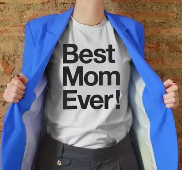 Bästa mors dag t-shirt - Tenstickers