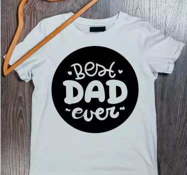 Bästa pappa någonsin i bubbla far och son matchande skjortor - Tenstickers