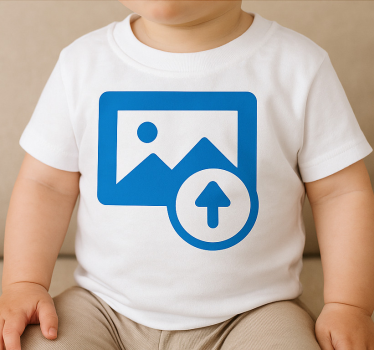 Bebis t-shirt baby t-shirt i mjuk bomull - Tenstickers