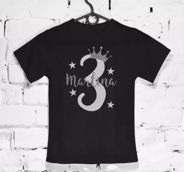 Bebis t-shirt födelsedagsfirande outfit - Tenstickers