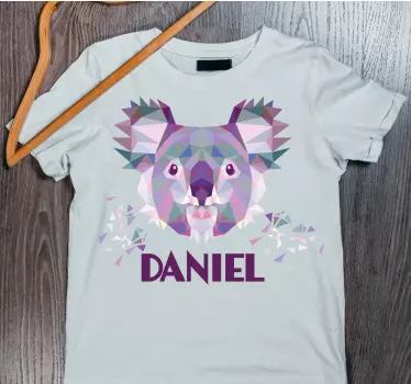 Bebis t-shirt koalaansikte konst - Tenstickers
