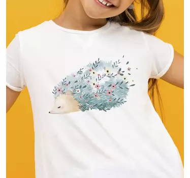 Bebis t-shirt söt igelkott illustration - Tenstickers