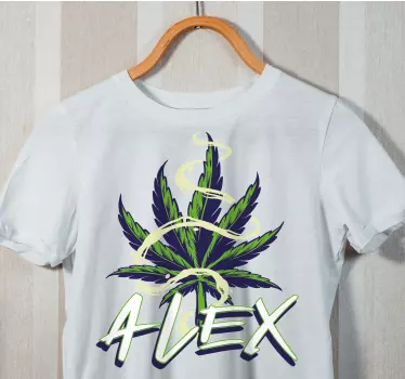 Cannabis illustration graffititröja - Tenstickers
