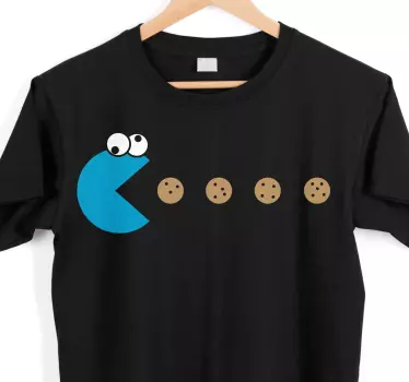 Colorful cookie monster t-shirt - Tenstickers
