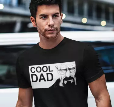 Cool pappa heisenberg skjorta fars dag - Tenstickers