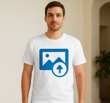 Custom man t-shirt - Tenstickers