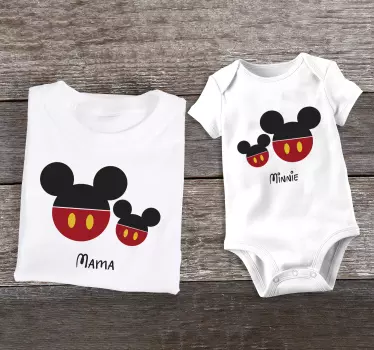 Disney squad mamma och dotter skjorta - Tenstickers