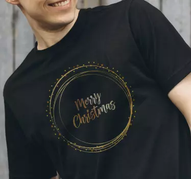 Elegant t-tröja för god jul jultröjor - Tenstickers
