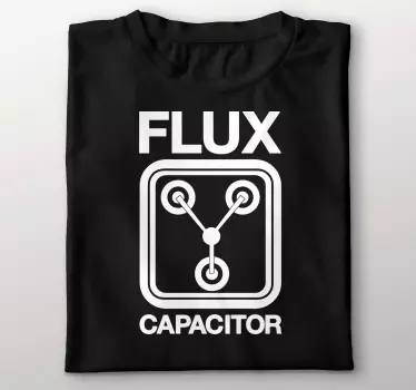 Flux capacitor koncept t-shirt - Tenstickers