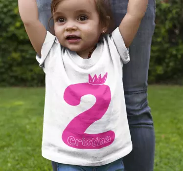 Födelsedag t-shirt för pojke eller flicka - Tenstickers