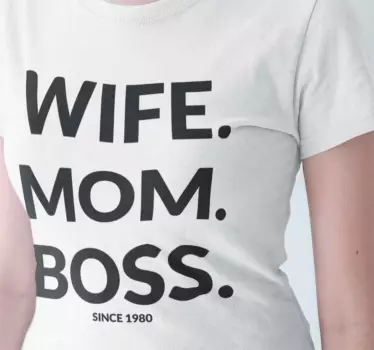 Fru mamma chef mammadag t-shirt - Tenstickers