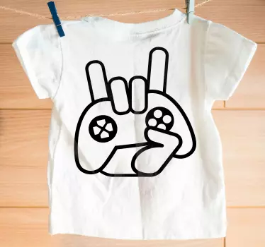 Gaminghandgest barn t-shirt - Tenstickers