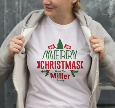 God jul och ett gott nytt år jul tee shirts - Tenstickers