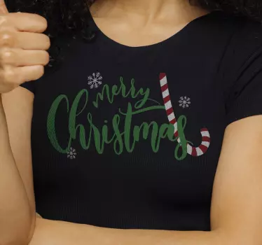 Godis jul t-shirt - Tenstickers