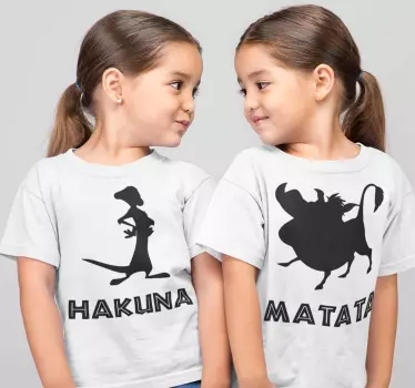 Hakuna matata barn-t-shirt - Tenstickers