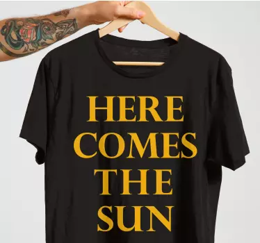 Here comes sunshine t-shirt - Tenstickers