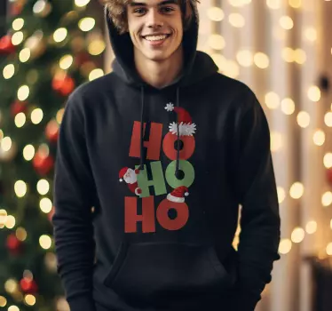 Ho Ho Ho! Chrismas tshirt - Tenstickers