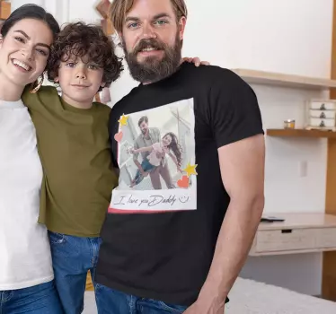 Jag älskar dig pappa fars dag t-shirt - Tenstickers