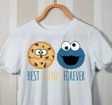Kaka och monster vänner t-shirt - Tenstickers