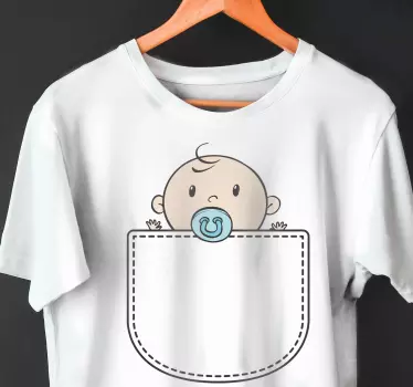 Kikar baby från bump baby t-shirt - Tenstickers