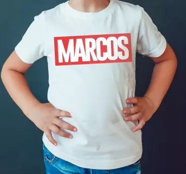 Komiska personliga namn t-shirts med namn - Tenstickers
