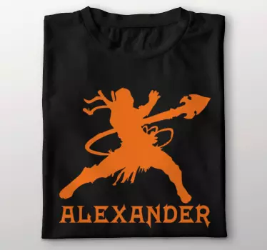 Namnkunnig krigare t-shirt - Tenstickers