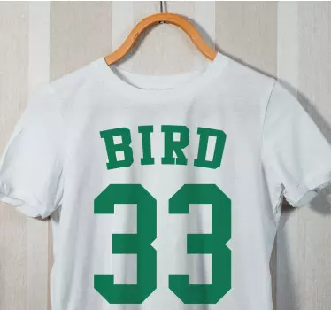 Larry bird 33 t-shirt - Tenstickers