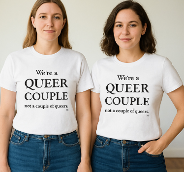 Lgbt queer par t-shirt - Tenstickers